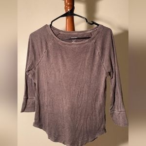 Mossimo Supply Co (Target) 3 quarter sleeve dark gray top